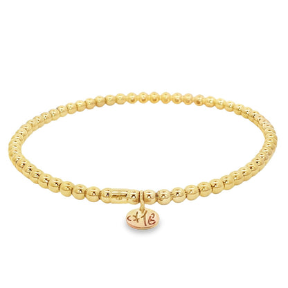 Hulchi Belluni's 18K Yellow Gold Diamond Tresore Bracelet
