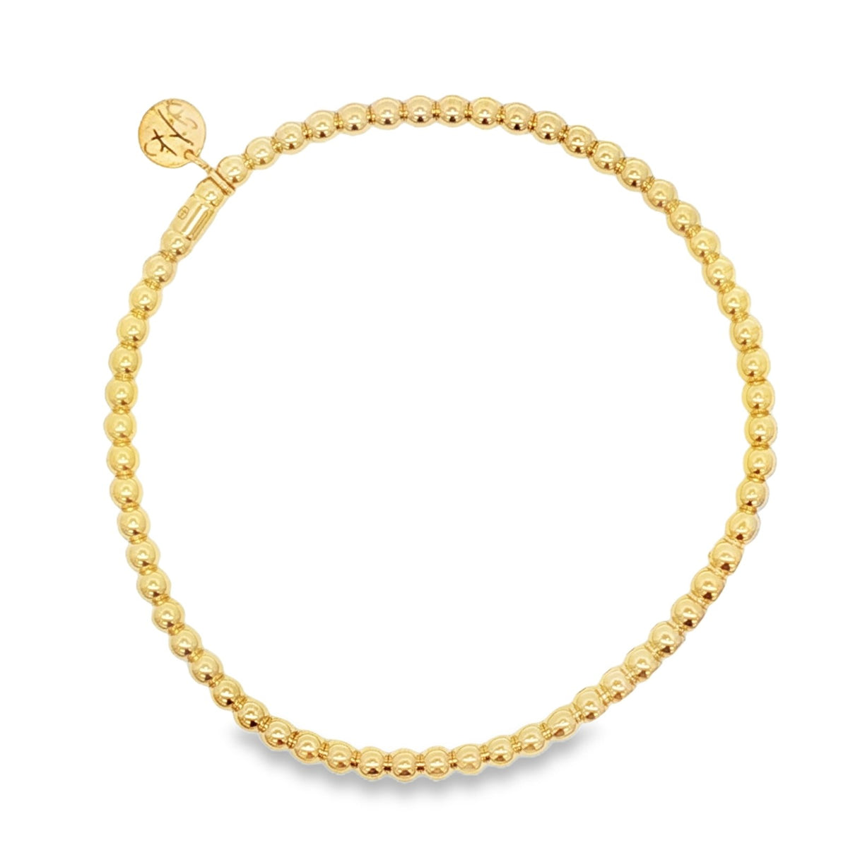 Hulchi Belluni's 18K Yellow Gold Diamond Tresore Bracelet