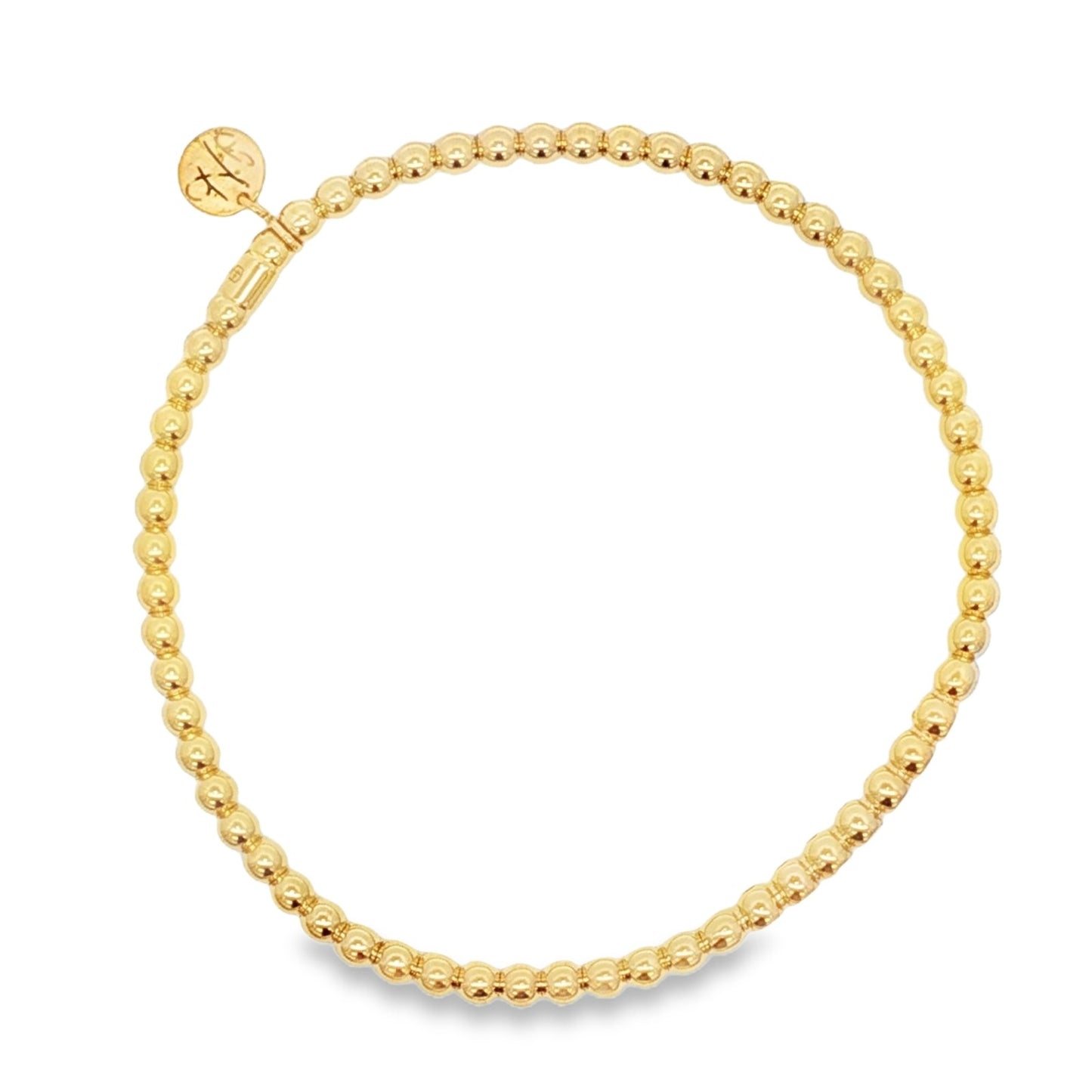 Hulchi Belluni's 18K Yellow Gold Diamond Tresore Bracelet