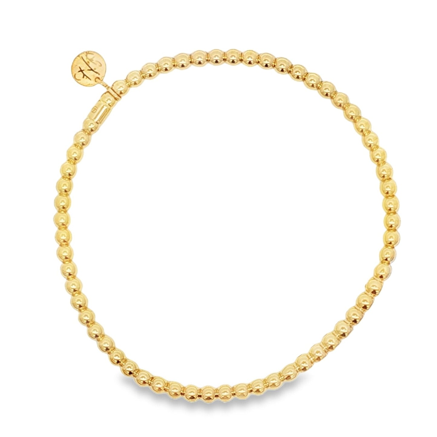 Hulchi Belluni's 18K Yellow Gold Diamond Tresore Bracelet