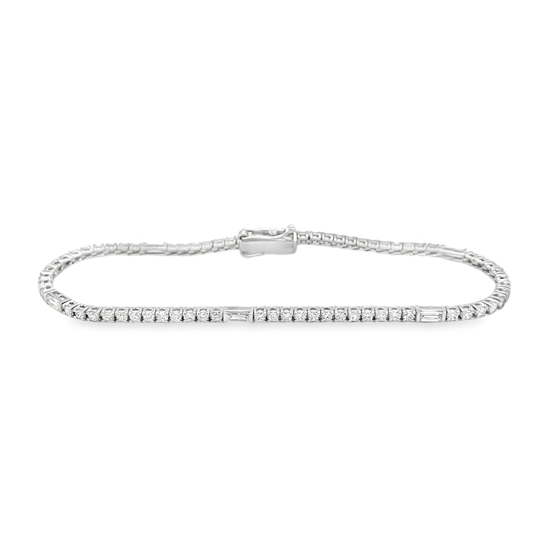 Hans Krieger's 18K White Gold 1.5-carat Diamond Tennis Bracelet