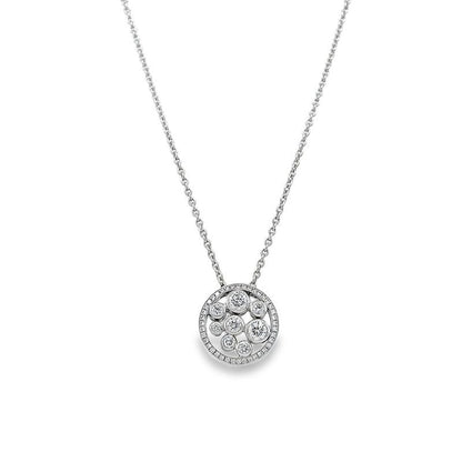Hans Krieger's 18K White Gold Diamond Necklace