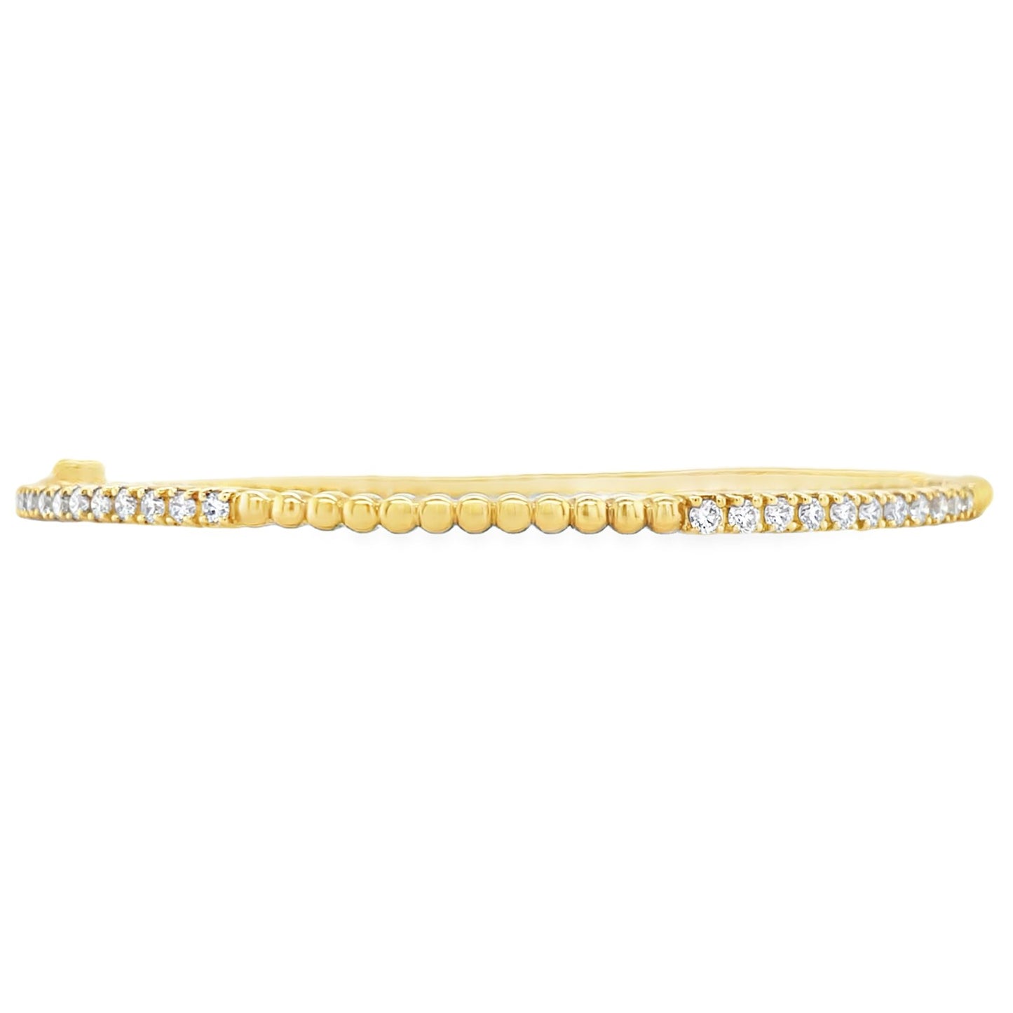 Jai's 18K Yellow Gold Diamond Bangle