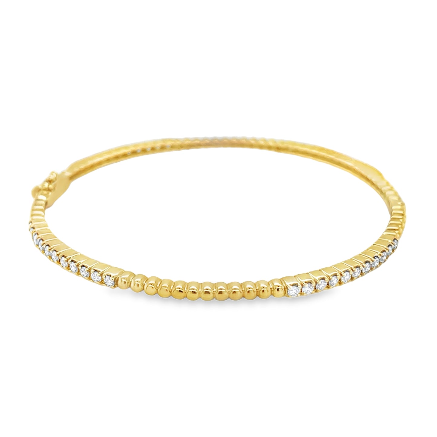 Jai's 18K Yellow Gold Diamond Bangle