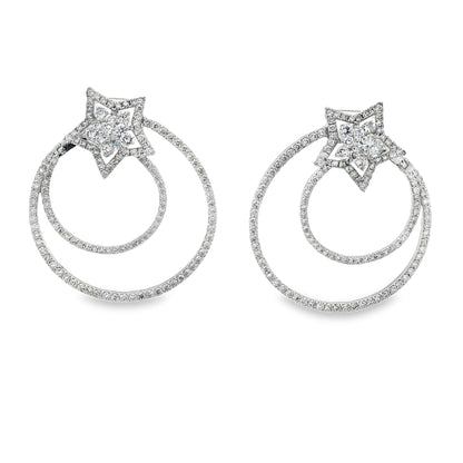 Jai's 14K White Gold Shooting Stars Diamond Studs