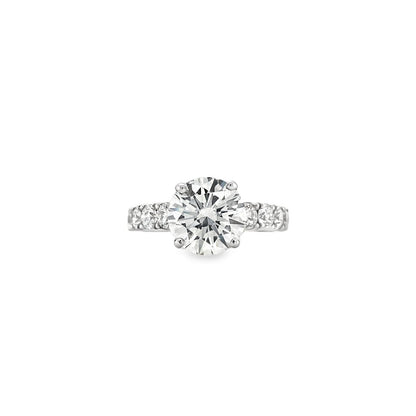 Jai's 18K White Gold Diamond Engagement Ring