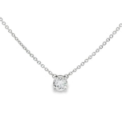 Jai's 18K White Gold 0.6-carat Solitaire Diamond Necklace