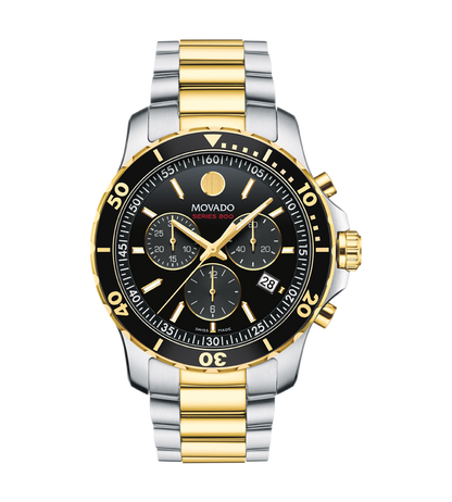 Movado's Series 800 with Black Chronograph Dial