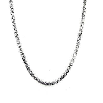 Jai's 14K White Gold Box Chain