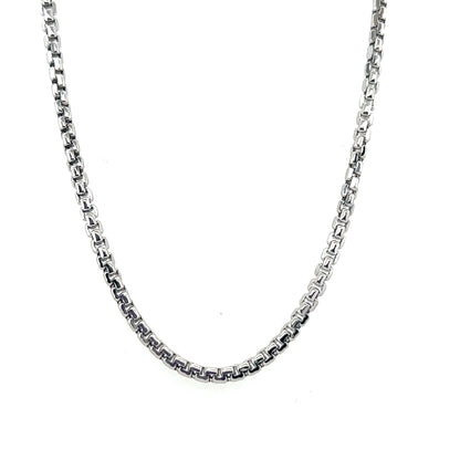 Jai's 14K White Gold Box Chain