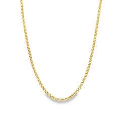 Jai's 14K Yellow Gold Rounded Box Chain