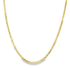 Jai's 14K Yellow Gold Rounded Box Chain