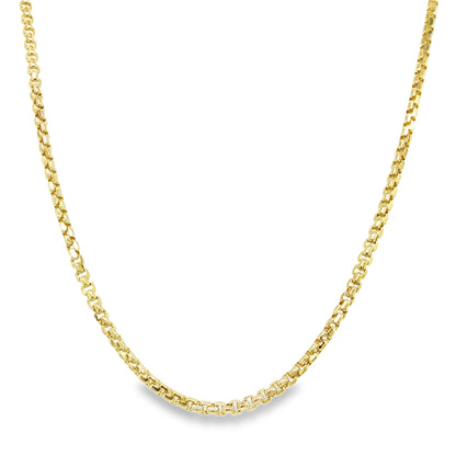 Jai's 14K Yellow Gold Rounded Box Chain