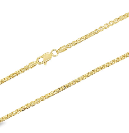 Jai's 14K Yellow Gold Rounded Box Chain