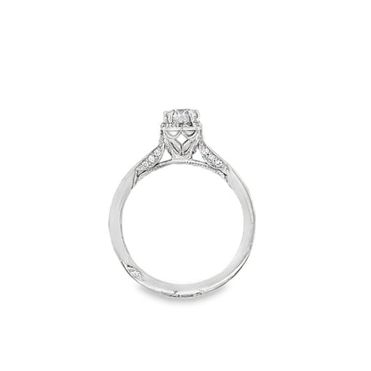 Tacori's 18K White Gold 0.5-carat Solitaire Diamond Engagement Ring