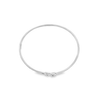 Jai's 18K White Gold Sparkling Bangle