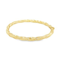 Jai's 18K Yellow Gold Twisted Bangle