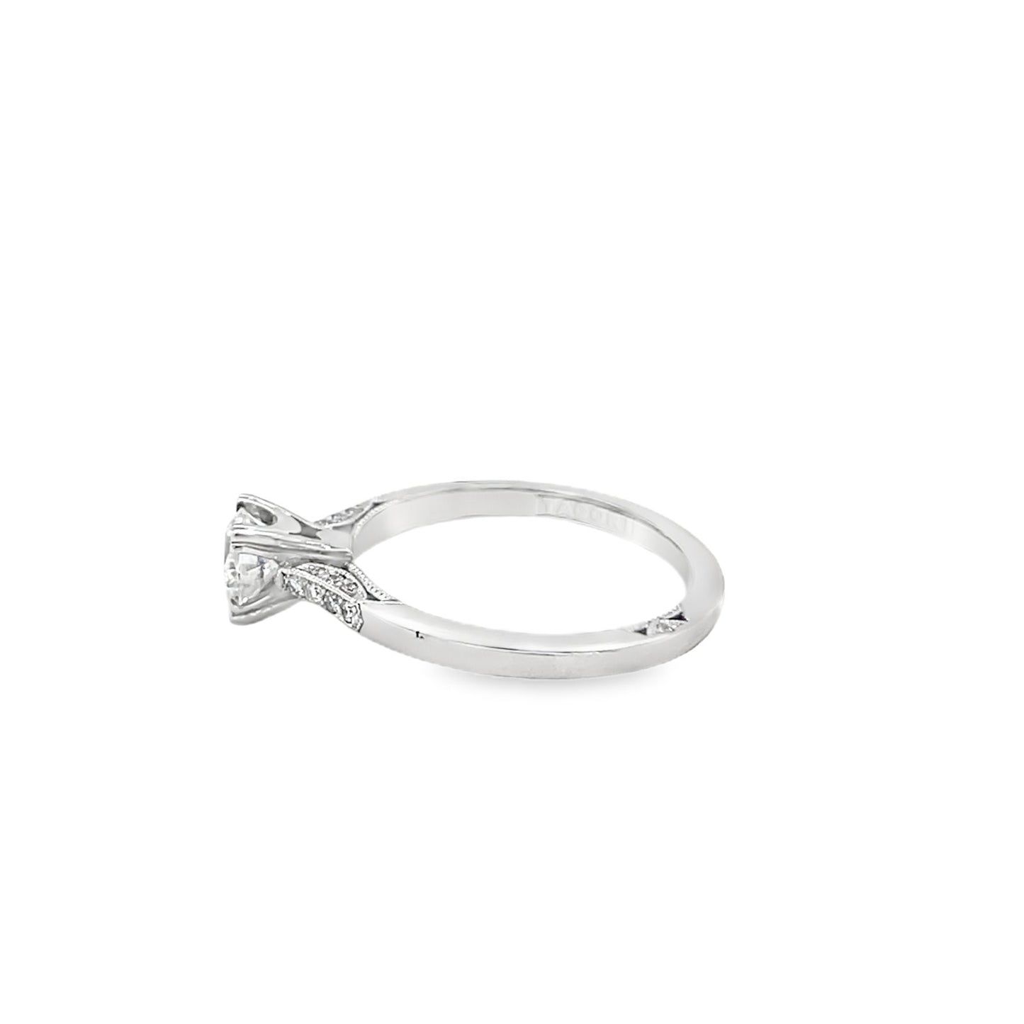 Tacori's 18K White Gold Simply Diamond Engagement Ring
