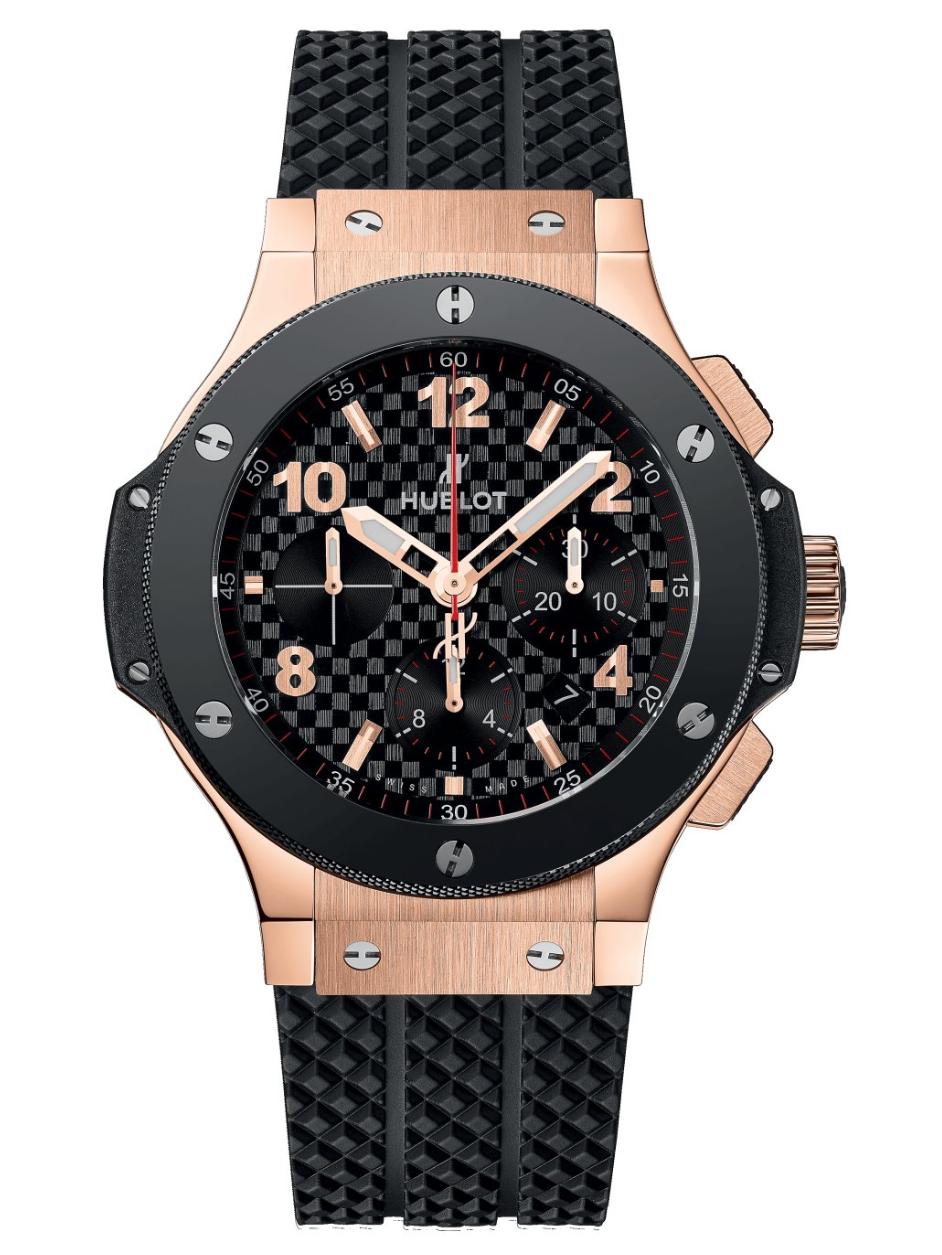 Hublot's Big Bang Original Gold Ceramic with Carbon Stamped Dial