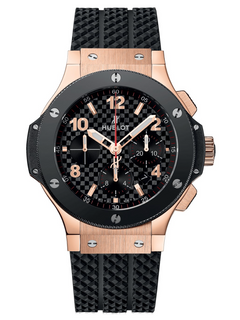 Hublot's Big Bang Original Gold Ceramic with Carbon Stamped Dial