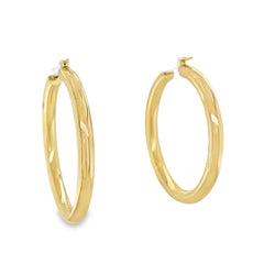 Jai's 14K Yellow Gold Large Hoops
