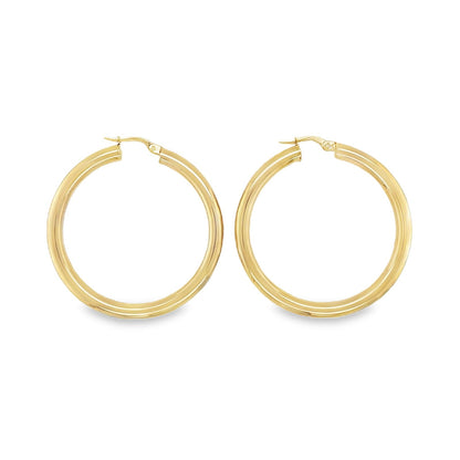 Jai's 14K Yellow Gold Large Hoops
