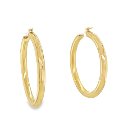 Jai's 14K Yellow Gold Large Hoops