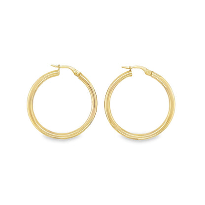 Jai's 14K Yellow Gold Large Hoops