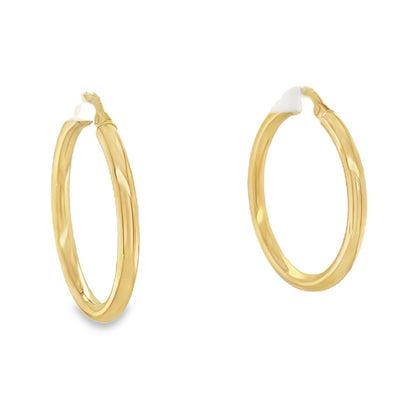Jai's 14K Yellow Gold Large Hoops