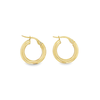 Jai's 14K Yellow Gold Petite Hoops