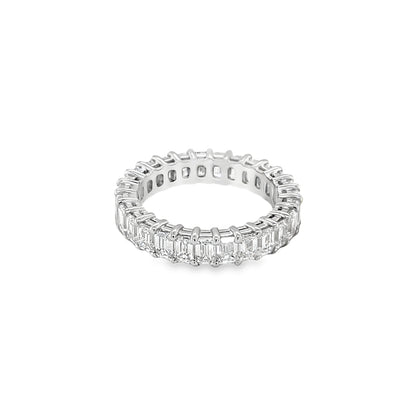Hans Krieger's Platinum Emerald-cut Diamond Ring