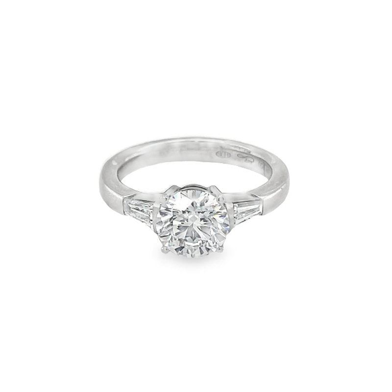 Hans Krieger's Platinum Diamond Engagement Ring