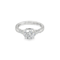 Hans Krieger's Platinum Diamond Engagement Ring