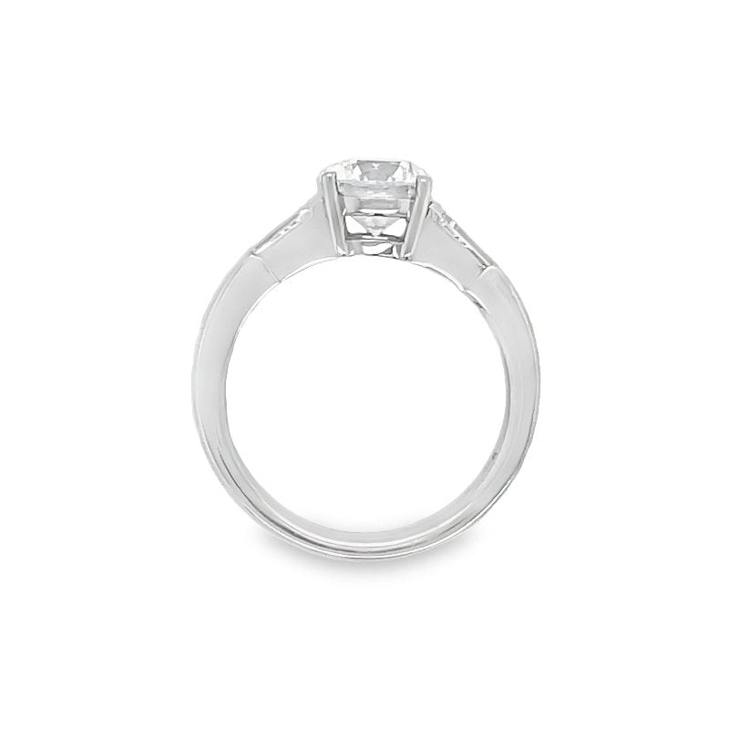 Hans Krieger's Platinum Diamond Engagement Ring