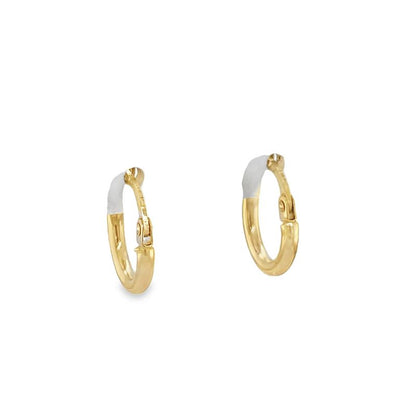 Jai's 14K Yellow Gold Small Rounded Hoops