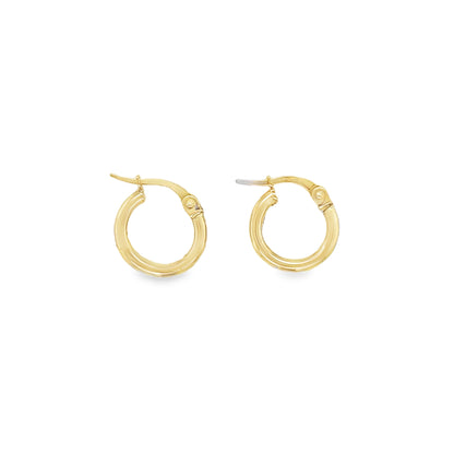 Jai's 14K Yellow Gold Small Rounded Hoops
