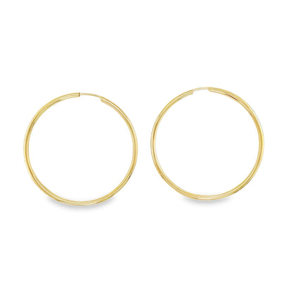 Jai's 14K Yellow Gold Large Hoops