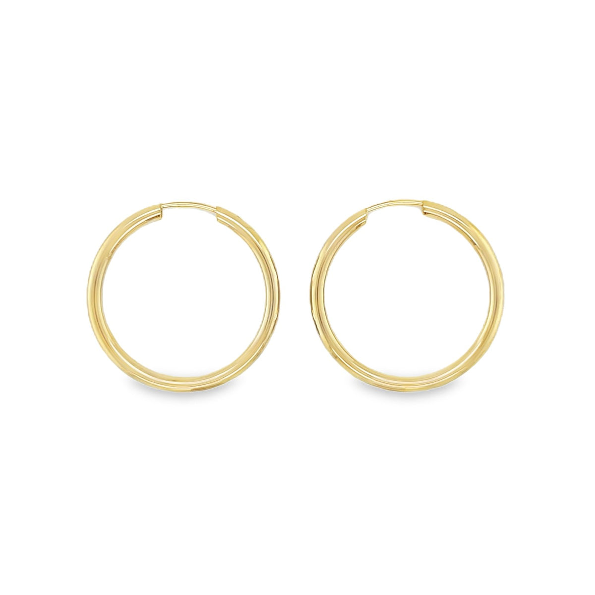 Jai's 14K Yellow Gold Medium Hoops