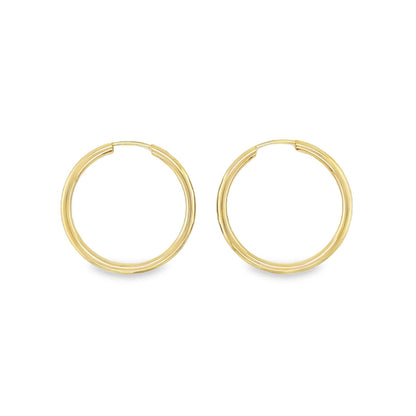 Jai's 14K Yellow Gold Medium Hoops