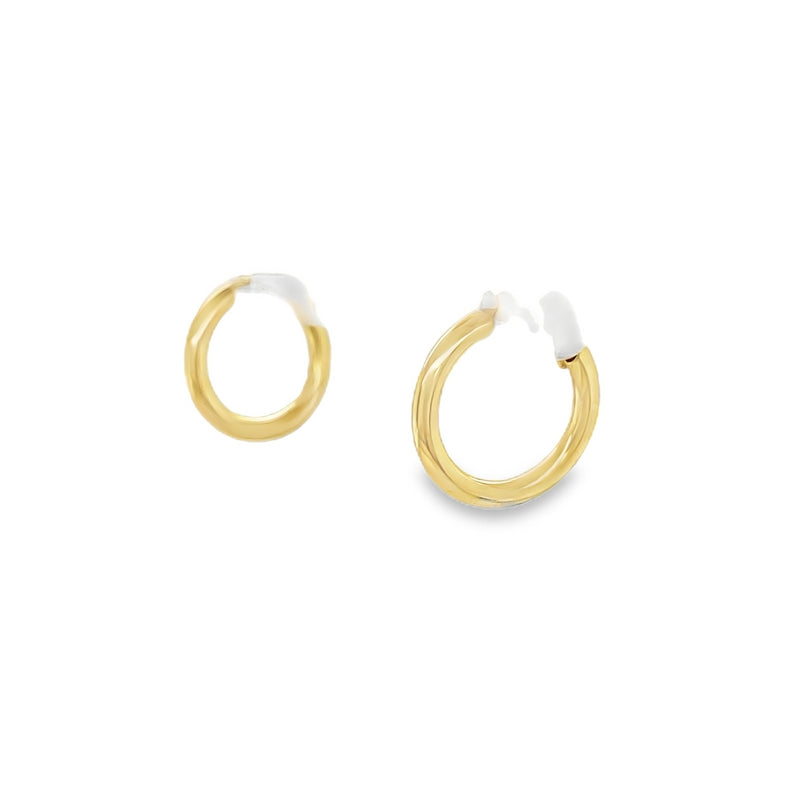 Jai's 14K Yellow Gold Petite Hoops