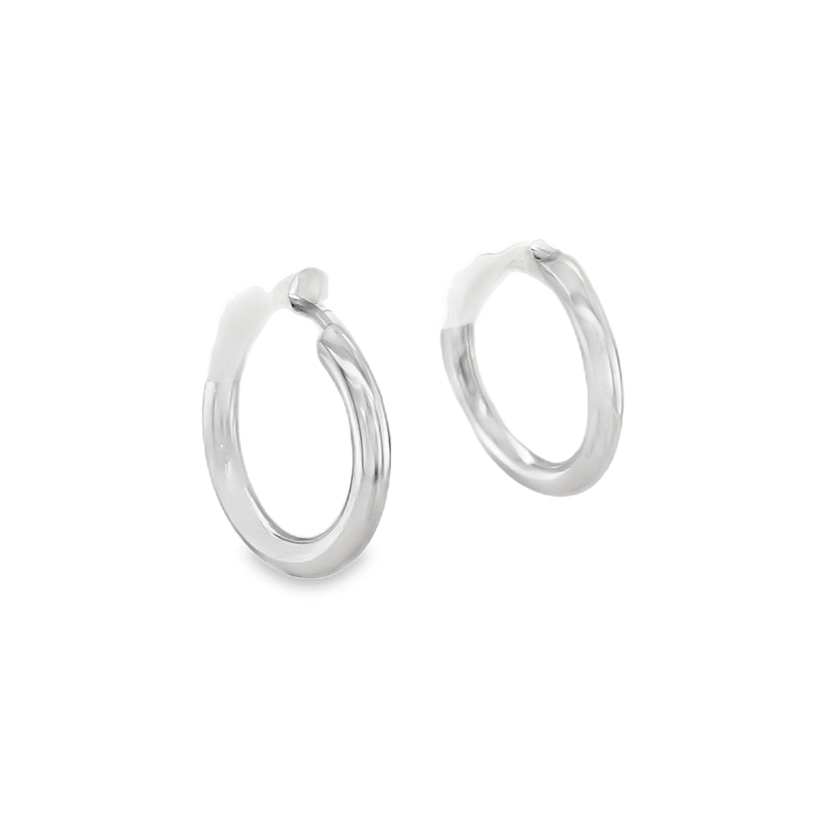 Jai's 14K White Gold Petite Hoops
