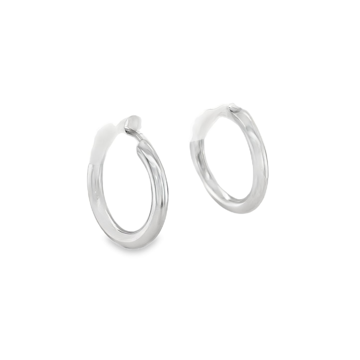 Jai's 14K White Gold Petite Hoops