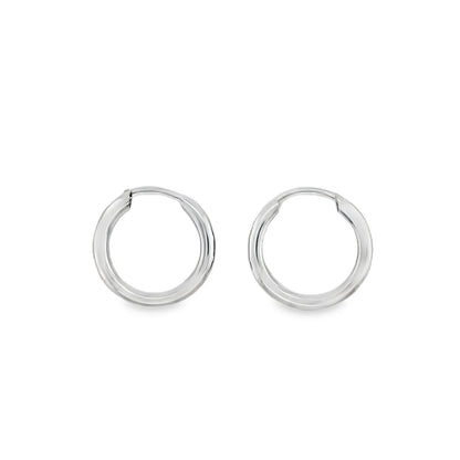 Jai's 14K White Gold Petite Hoops