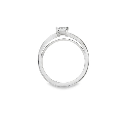 Hans Krieger's 18K White Gold Princess-cut Diamond Engagement Ring