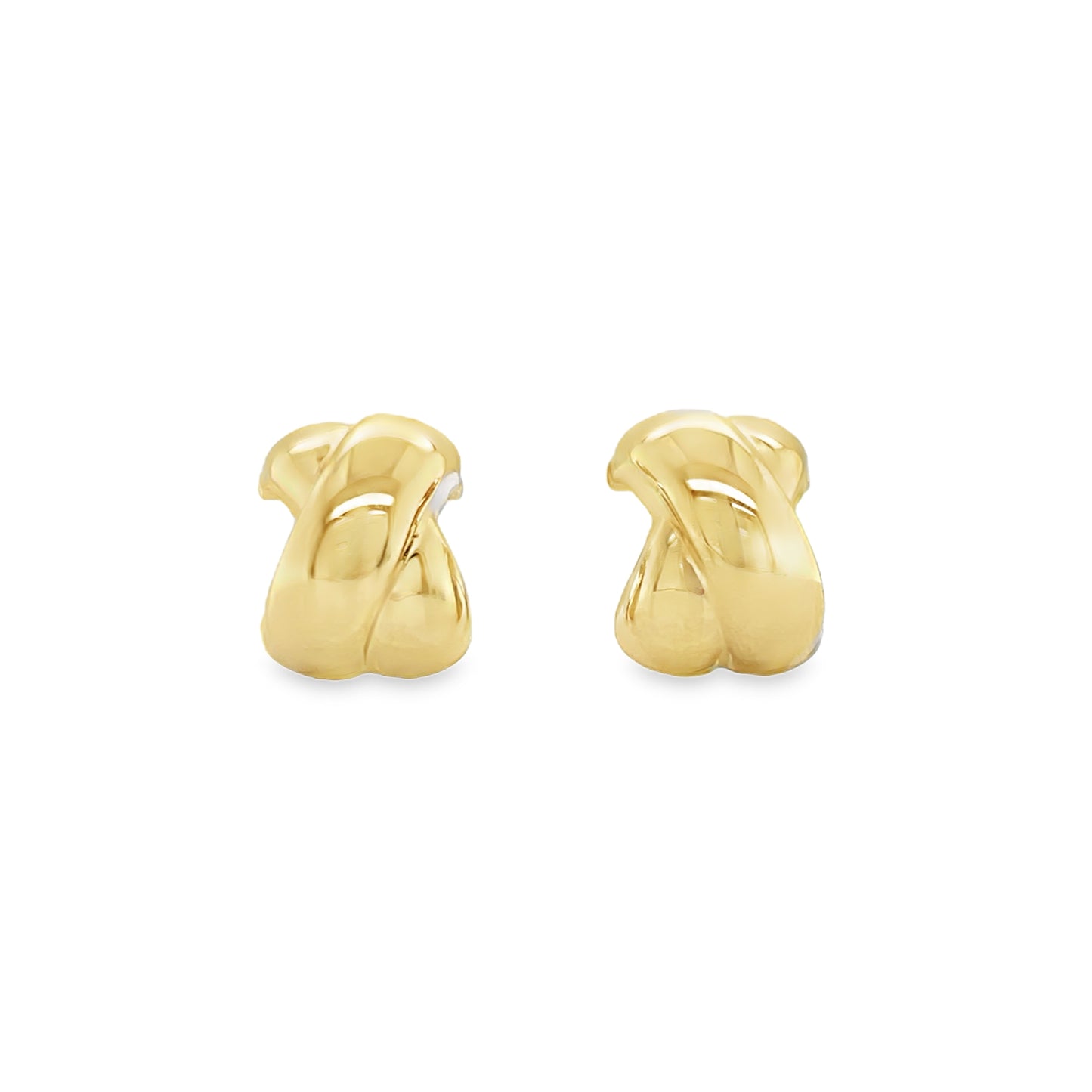 Jai's 14K Yellow Gold Thick X Studs