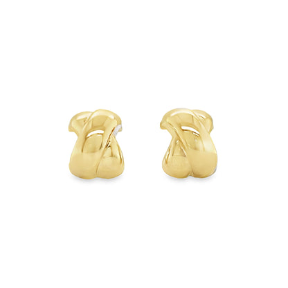 Jai's 14K Yellow Gold Thick X Studs