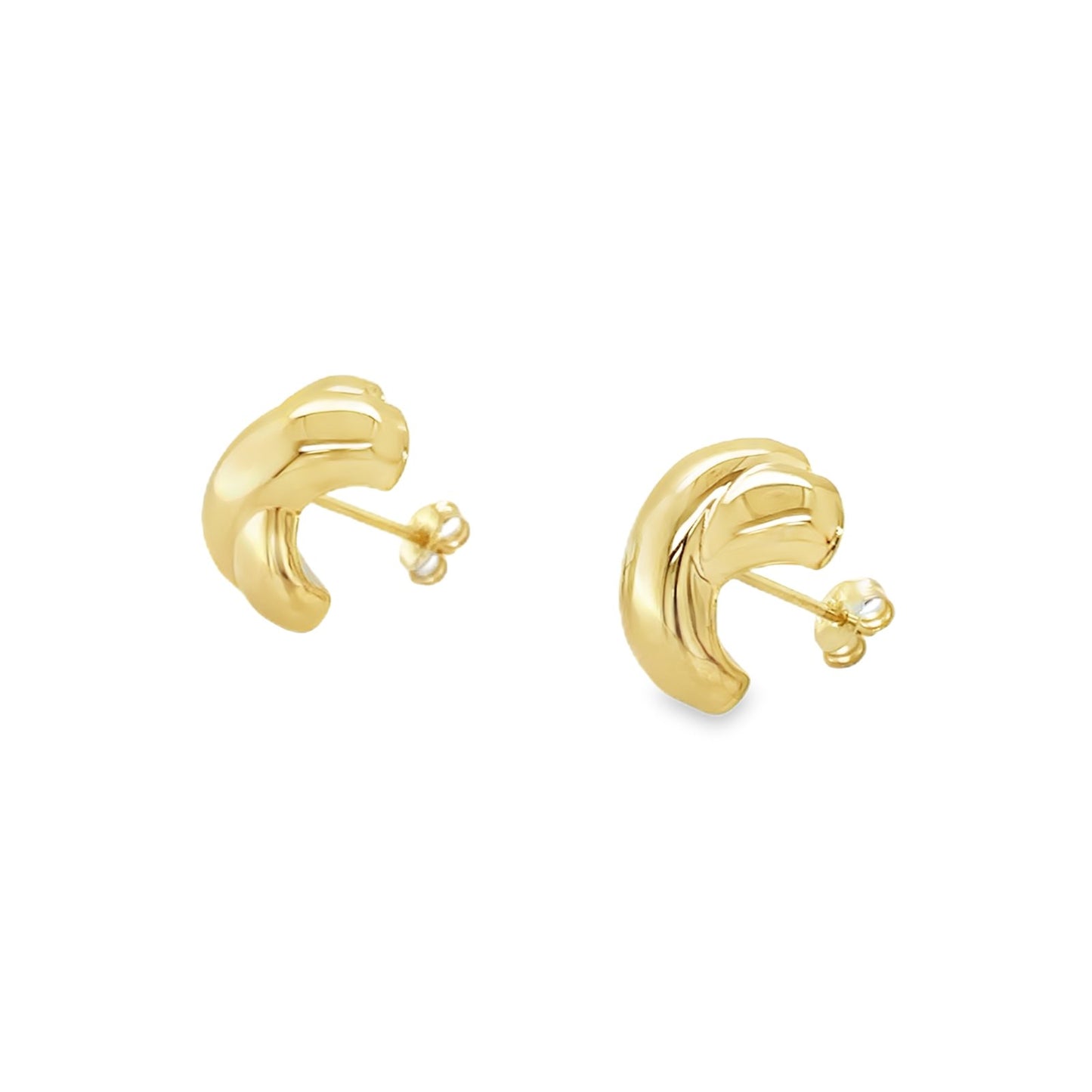 Jai's 14K Yellow Gold Thick X Studs