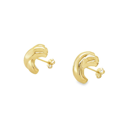 Jai's 14K Yellow Gold Thick X Studs