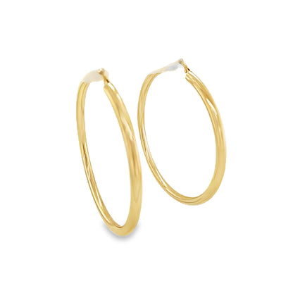 Jai's 14K Yellow Gold Large Hoops