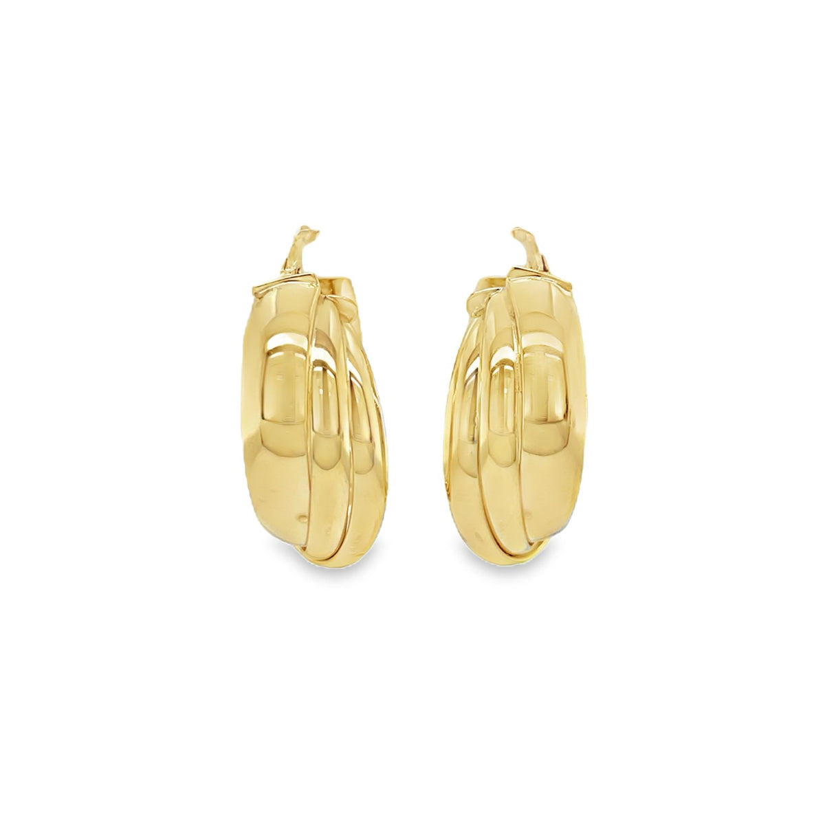 Jai's 14K Yellow Gold Layered Hoops